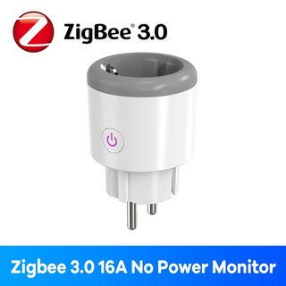 지그비 스마트 플러그 허브 표준 모니터링 16A ZIGB 기능 ALEXA HOME 지원 20A 소켓 EU 라이프 에너지, Zigb 3 0 16A no M w, 100 240V