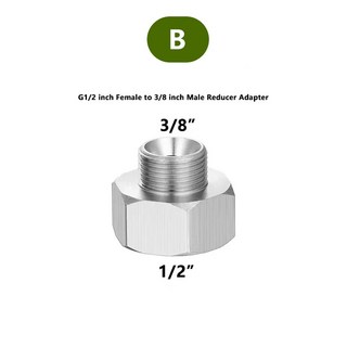 파이프 NPT 감속기 어댑터 호스 워터, 1 SET, B, 1개