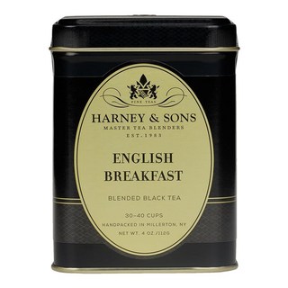 Harney & Sons 빅토리안 런던 포그 차 4온스, 잉글리시 아침 식사, 113.4g