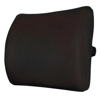 마메 바른자세 메모리폼 등받이쿠션, 블랙