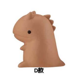 萬代 BANDAI 轉蛋 扭蛋 小恐龍排隊公仔 P2 排排站 三角龍 暴龍 恐龍 公仔 全6款, 1個, D款/深咖啡恐龍3V611