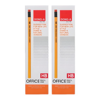동아 오피스 연필 원 HB, 노랑 (24개), 16세트