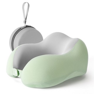 랑고 휴대용 올인원 메모리폼 목베개 멜로우 파우치 세트