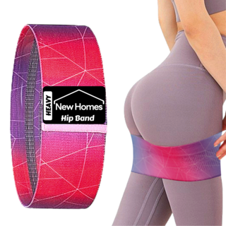 뉴홈즈 힙업 루프밴드 홈트 스쿼트 힙밴드, 강(120파운드), 1개