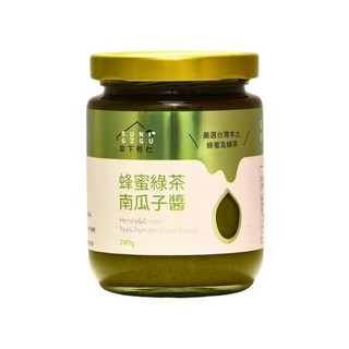 Sungugu傘下有仁 蜂蜜綠茶南瓜子醬 無添加早餐抹醬 240g 1罐, 1個