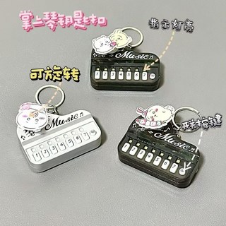 手指琴 卡林巴琴 馬林巴琴 發光迷你掌上鋼琴 創意指姆琴 兒童成人音樂玩具, 1個, 電鍍粉【自由彈奏+錶演模式】,福利款【自帶兩顆電池】