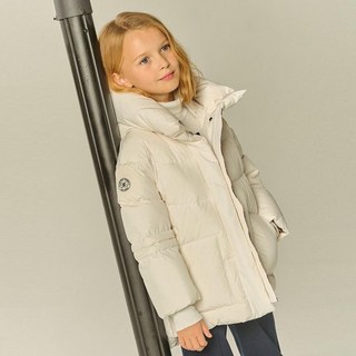 닥스키즈 자카드 로고 후드 덕다운 DTW11JN65M IV_P393148369