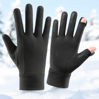 인클라바 방한장갑 오토바이장갑 등산 바이크 스키 캠핑 방수 3M충전재사용 스마트폰 터치 장갑, 올블랙스마트장갑, 인클라바디자인 M