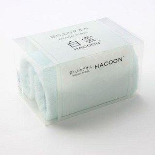 東京速購 日本製 HACOON 白雲 毛巾 34x80cm 今治毛巾 純棉柔軟親膚, 1個, 天藍色73