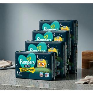 팸퍼스 2026 통잠 팬티형 기저귀 남여공용, 136매, 3단계