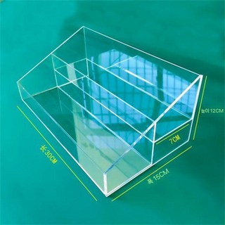 약국 편의점 선반 아크릴 이동식 진열대 진열장 문구 간식, 3. 일체형 2단 30cm