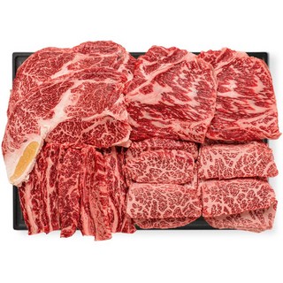 푸드지 마장동 최고급 한우 1++ 투뿔 모듬세트, 1kg, 1개