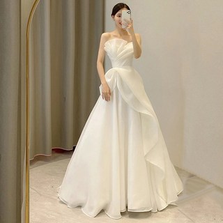 JINGHENG 프렌치 톱 2025 웨딩드레스 여성 패션 이브닝드레스 GJYJK48946514