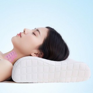 슬러피 낮은 메모리폼베게 6CM 경추 라텍스 숙면배게, 1개, 화이트