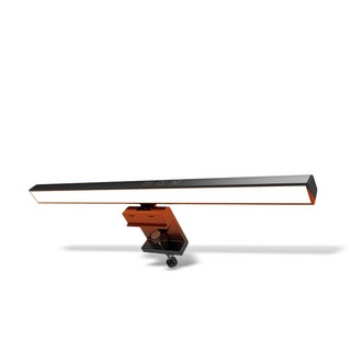 宏晉 觸控式螢幕掛燈 護眼筆電螢幕掛燈 電腦螢幕掛燈 非對稱護眼燈 抗藍光護眼螢幕掛燈 定時調光 無極調光, 1個, 筆電專用款(33CM)