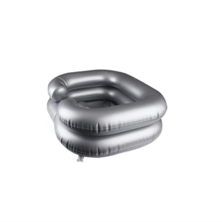 充氣洗頭盆 便攜式充氣洗髮槽 安胎軟式洗頭槽 居家坐月子兒童洗髮架, 單色, 1個