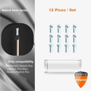 12개/세트 Bebird Note 5 Pro 교체용 이어 팁 액세서리 실리콘 고무 케이스 스푼, 01 빠른, 01 12 Piece Set