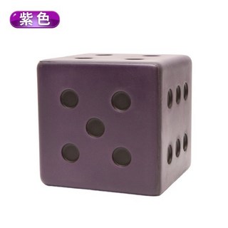 群 大PU骰子 彩色安全骰子 15cm 減壓骰子 感覺統合教具 台灣製造, 紫色, 1個