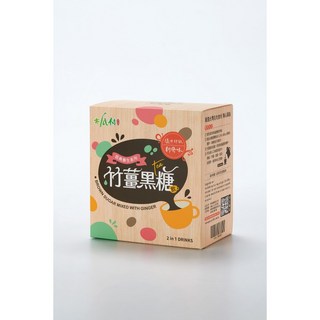 木瓜村 竹薑黑糖飲 經典養生系列 隨沖即飲, 1個