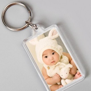 3.2x5.2cm 사진 키링 액자 아크릴, 1개, 사각 3.2x5.2cm