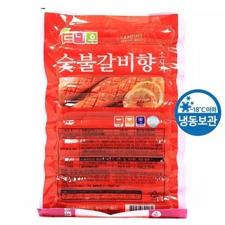 도나우캠핑 숯불갈비향소시지 1kg /냉동, 1개