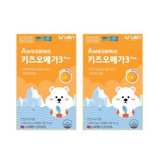 어썸키즈 오메가3 PLUSX2개 어린이 비타민D rtg
