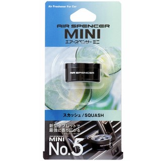 정식수입 영광사 에어스펜서 Air Spencer MINI 고급 차량용 송풍구 방향제, 5.Mini 스쿼시( SQUASH), 1개