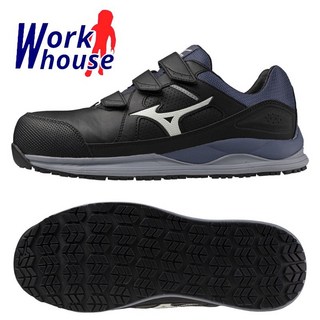 MIZUNO 美津濃 HW 2代 超回彈魔鬼氈款 輕量工作鞋 安全防護鞋 F1GA247209