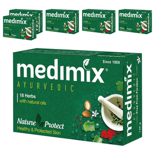 medimix 印度綠寶石皇室藥皂浴 美肌皂 草本, 125g, 6個