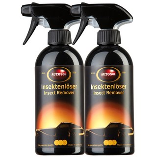 오토솔 곤충자국제거제 500mlx2개 자동차 카케어용품 차량 자동차 관리 셀프 세차용품, 2개