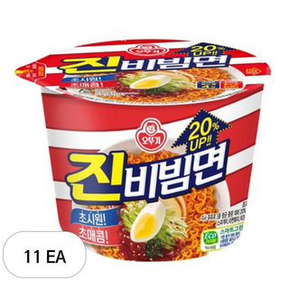 오뚜기 진비빔면 134g, 11개