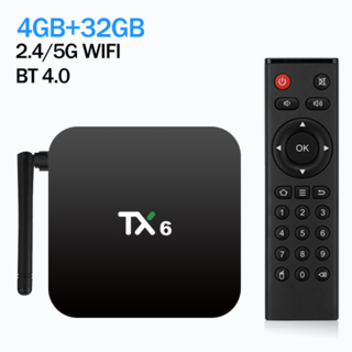 오리지널 Tanix TX6 TV 박스 안드로이드 9.0 Allwinner H616 2G16G TVBOX 4G 32G 64G H.265 BT 2.4G 5G 와이파이 4K HDR 멀티, [03] 영국 플매트 카펫 러그, 02 4G 32G_03 영국 플러그