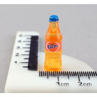 【微景小舖】袖珍模型食玩系列 迷你小啤酒 清酒 微縮食玩場景模型 家家酒 袖珍屋 拍攝道具/娃娃屋小物 迷你場景佈置, 1個, 橘子汽水, 橘子汽水