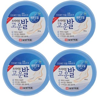 일양약품 뉴프리미엄 고운발 발뒤꿈치 각질관리, 1개입, 4개, 100g