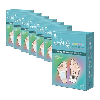 에센스네이쳐 다아름 발패치 6종 세트 특별구성, 7세트, 12매입