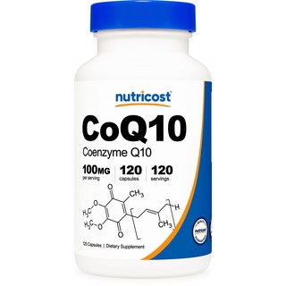 nutricost 輔酶Q10膠囊 100mg, 120顆, 1罐