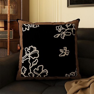 復古輕奢綠色抱枕美式復古抱枕中古風美拉德沙發靠背墊牀頭軟靠枕, 1件, 720