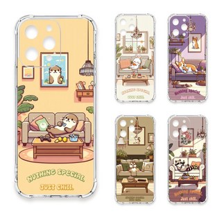 24H快速出貨 TRON 三星 A52/52s 小動物慵懶的一天 四角防摔 軟殼 手機殼