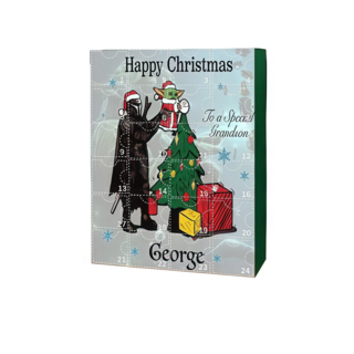 2025月曆盲盒倒計時禮盒24天聖誕節日曆跨境lwt1, 3.尤達B款盲盒, 1個