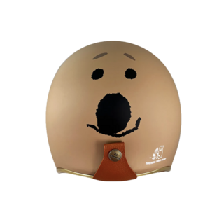 NIKKO N401 安全帽 DINOTAENG Quokka 聯名款, 咖啡色