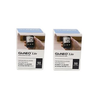 글루네오라이트 혈당시험지, 2개, 50개입