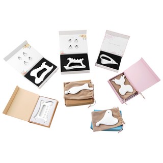 FINDAY 陶瓷刮痧板 體雕 淋巴按摩 斜方肌 大腿按摩 刮腿神器 刮膽經 溫感刮痧板, 1個, #1 凸面小款