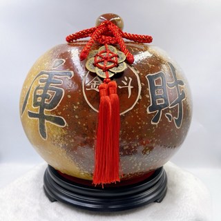 田芯精品 開運精選 鶯歌陶瓷 手工製作 有蓋特大圓甕 (財庫）聚寶盆 茶倉 台灣MIT