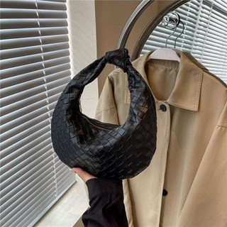 【包您稱心】大容量雲朵餃子包 2025新款小眾設計高級褶皺編織腋下包