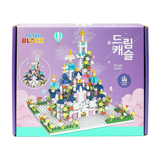 토탈블럭 EQ IQ 선물용 블럭 동화 마법 꿈의성 블록 958피스, 1개