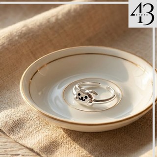 925純銀 可愛小狗狗 狗勾造型 戒指