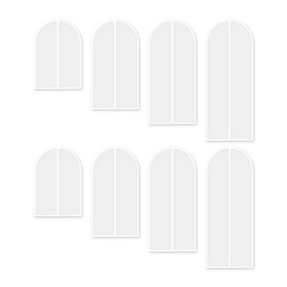 브로상회 먼지차단 반투명 의류커버 혼합 세트(중+대+특+초특 각 2p), 1개