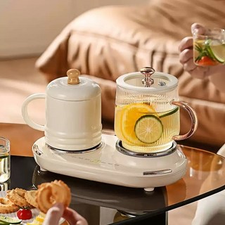 스마트 티포트 보온 컵 차끓이는 주전자 분유 데우기 자동단열 사무실 가정용 소형, 수동 티포트 500ml