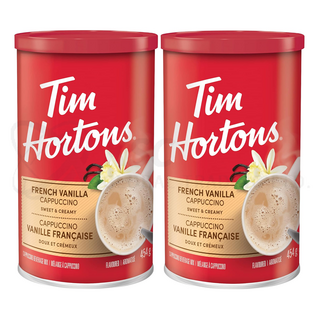 캐나다 팀홀튼 프렌치바닐라 카푸치노 인스턴트커피 454g 2개, 1개입