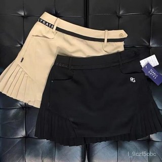臺灣出貨高爾夫服裝春夏季新款短裙褲golf女時尚修身顯瘦百褶裙運動有裏襯